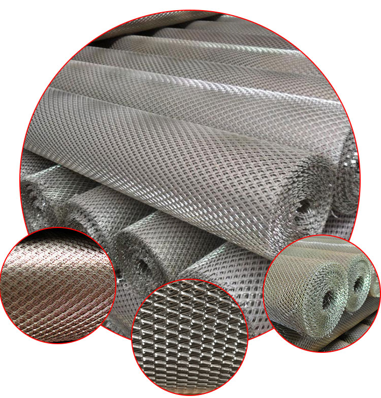 Aluminium e hloekileng ea titanium perforated mesh e atolositsoeng